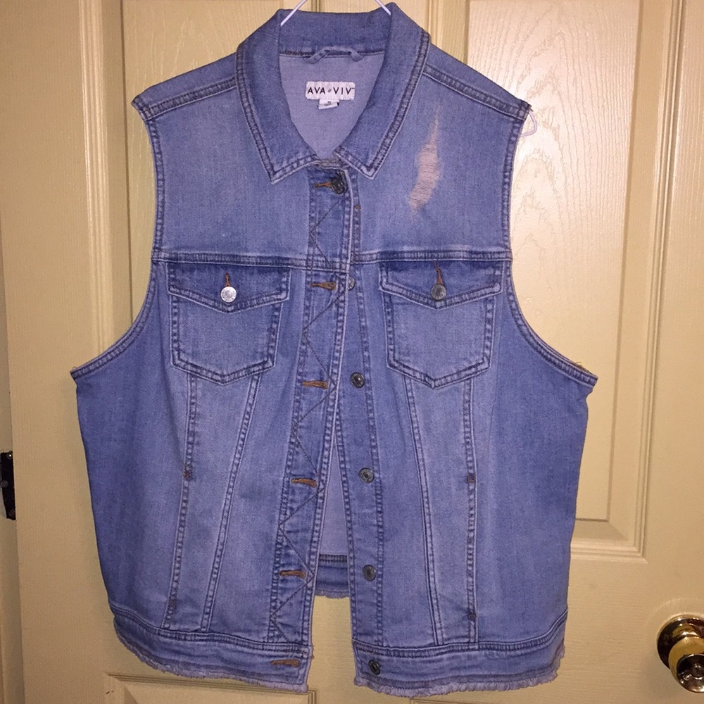 Women’s denim vest